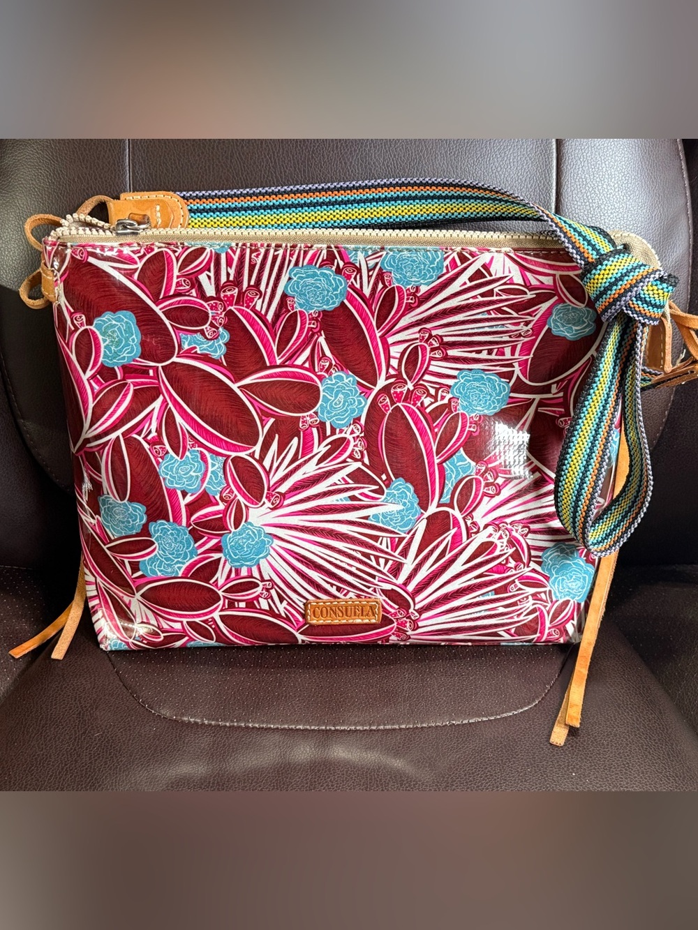 Consuela Cactus Flower Downtown Crossbody Bag